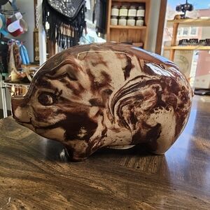 Montana Clays In Calico Piggy Bank